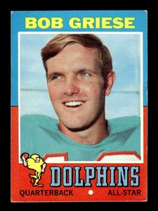 1971 Topps #160 Bob Griese - LOW GRADE SET FILLER - Picture 1 of 2