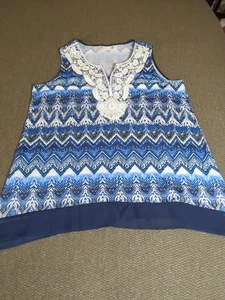 Top para mujer Kim Rodgers | Talla XL | Blusa vibrante sin mangas - Imagen 1 de 23