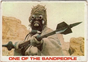 1980 Star Wars Burger King Coke Sandpeople Tusken Raider Promo Trading Card - Picture 1 of 2