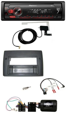 Pioneer 1DIN USB DAB MP3 Lenkrad Autoradio für Fiat Stilo 2001-2007 Profi Ablage - Bild 1 von 4
