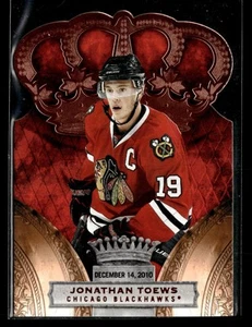 2010-11 Panini Crown Royale #21 Jonathan Toews Premiere Date #/100 SP - Picture 1 of 2