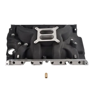 Colector de admisión de aluminio satinado de doble plano para Ford FE 390 406 410 427 428 negro - Imagen 1 de 8
