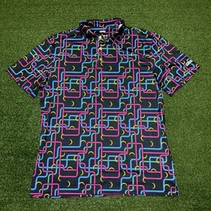 Lofty Lama Golf Poloshirt Dan Flashes Tribute Performance Herren Large - Bild 1 von 7