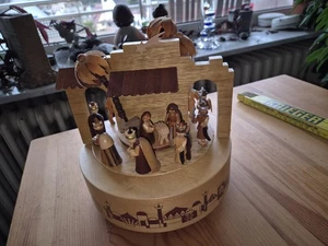 Spieluhr Spieldose Christi Geburt Erzgebirge Schnäppchen! - Bild 1 von 9