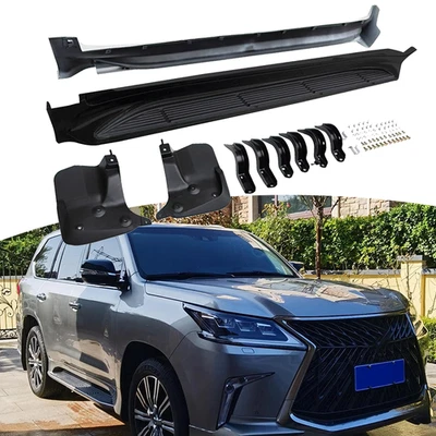 2 PIEZAS estriberas aptas para Lexus LX570 J200 2008-2021 peldaños laterales fijos barra Nerf Foto 1 de 4