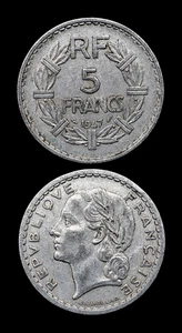 France 5 Francs (-) Nice World Coin! 🇫🇷 Free Shipping!!!!! 💡 ✨ - Picture 1 of 6