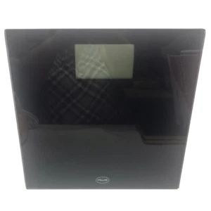 Bilancia pesatrice americana AWS Home Digital OM-200 vetro nero funzionante - Foto 1 di 4