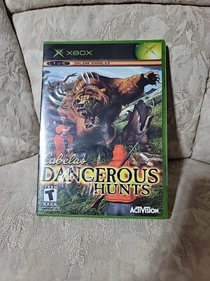FACTORY SEALED! Cabela's Dangerous Hunts (Microsoft Xbox, 2003) - Image 1 of 4