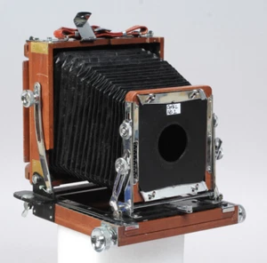 TACHIHARA HOPE 4X5 WOOD FIELD CAMERA W 96X99 COPAL #1 LENS BOARD - Picture 1 of 9