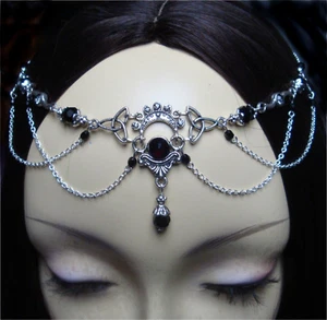 ^v^Stirnschmuck*Noreia*Gothic*LARP*circlet*medieval*Celtic*Triquetra*Triskele^v^ - Bild 1 von 1