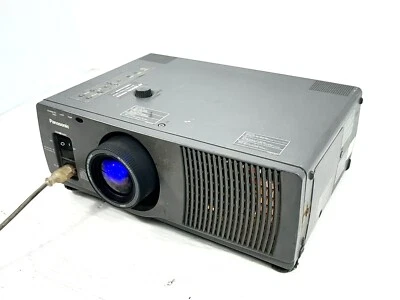 Panasonic LCD Projector PT-L595U W/Remote with power cable. -Tested Working - Image 1 of 4