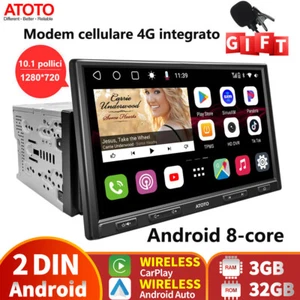 ATOTO S8 Pro 10.1 Zoll 2DIN Android Autoradio GPS 4G Modem CarPlay&Android Auto - Bild 1 von 13