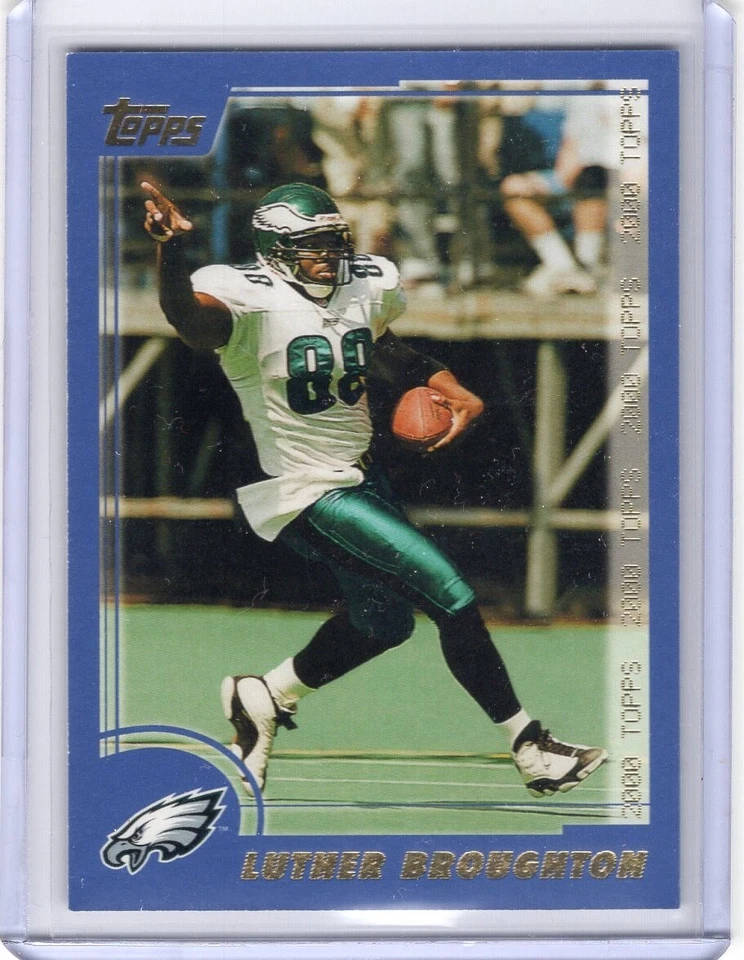 LUTHER BROUGHTON 2000 Topps ROOKIE CARD #44 - EAGLES - Image 1 of 1