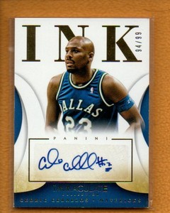 Cedric Ceballos 2013-14 Panini Immaculate Collection BK Ink Auto /99