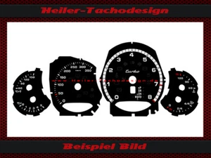 Dischi tachimetro per Porsche 911 991 Turbo 2017 225 mph a 350 kmh - Foto 1 di 2