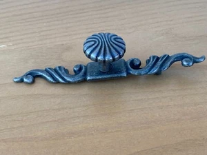 8 neue Eisen Metall Tür/Schublade Runde Knöpfe mit Rückplatte Schrank Möbel. Hardware - Bild 1 von 14