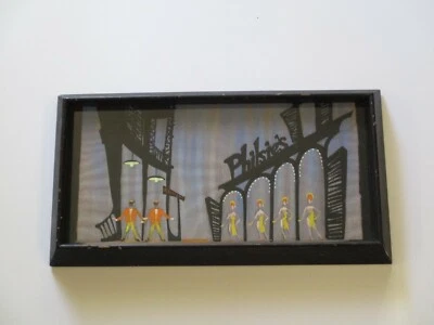 复古绘画艺术装饰夜俱乐部舞蹈插图酒吧餐厅 1960 — 第 1/4 张图片