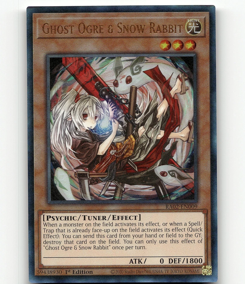 Ghost Ogre & Snow Rabbit (Alternate Art) (PUR) - 25th Anniv. Rarity Coll. 2 - Image 1 of 1