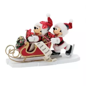 Dept 56 Possible Dreams Disney FUN ON ICE MICKEY AND MINNIE 6014775 BRAND NEW - Picture 1 of 1