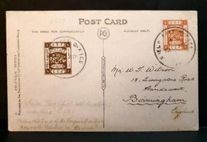 80407 - NAZARETH PPC 1919 enviado por OFICINA DE CORREOS DE CAMPO TALLA 1 a BIRMINGHAM - INGLANDIA - Imagen 1 de 1