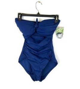 Kate Spade Women’s Blue One Piece Cut Out Swimsuit Size Small - Picture 1 of 3