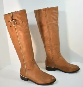 Women's Via Pinky Collection Suzanna-04 Brown Buckle Boots Size 36 US 6 - Picture 1 of 12