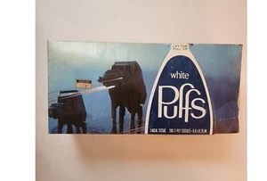 STAR WARS 1980 Puffs Tissues Hoth Princess Leia Box - Unused/Damaged Box - Picture 1 of 6
