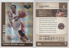 2008-09 Topps Co-Signers Bronze Hyper /50 Chris Bosh #4 HOF