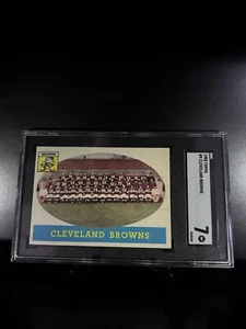 1958 Topps - Cleveland Browns #9 - SGC 7 - Imagen 1 de 2