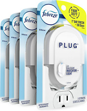 Plug in Air Freshener Fade Defy Plugs, Scented Oil Warmer, (Pack of 4)