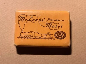 McLeans' Motel Gananoque Ontario Canada Vintage Soap in Original Paper Wrapper - Picture 1 of 2