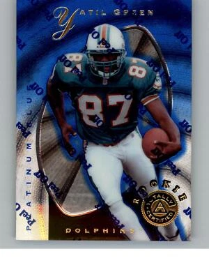 1997  Pinnacle Totally Certified Yatil Green 136  SN2499 Platinum Blue - Image 1 of 2