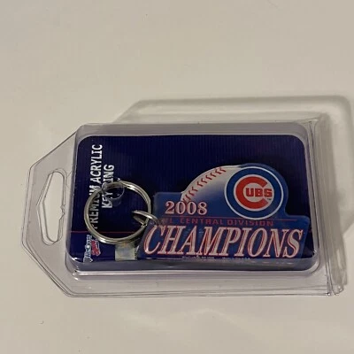 New 2008 Chicago Cubs Key Chain: National League Central Division Champions - Image 1 of 3