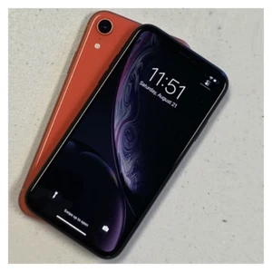 Apple iPhone XR 64GB Unlocked Verizon T-Mobile Coral Yellow White Smartphone - Picture 1 of 7
