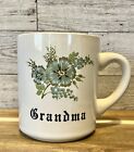 Vintage Grandma coffee mug. Floral Grandma Mug.