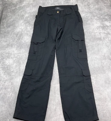 5.11+ Pantalones Tácticos Mujer 8 Regular Negro Carga Pesado Cintura Ajustable Foto 1 de 4