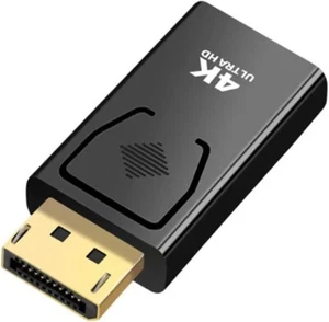 1x Display Port DP Male To HDMI Female Adapter Converter For 4K HD 1080P HDTV PC - Bild 1 von 6