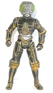 1997 Vintage 3.75" Kenner  Zuckess Star wars Action Figure - Picture 1 of 5