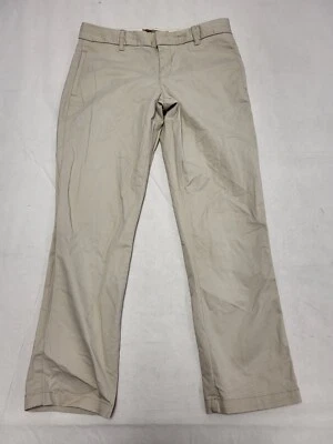 B897 WOMENS FAT FACE BEIGE SLIM STRAIGHT CHINO TROUSERS UK 8 S W26 L26 - Image 1 of 3