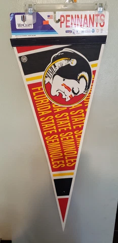 FLORIDA STATE SEMINOLES  NCAA VINTAGE RETRO FELT PENNANT  7/29/22 Cover