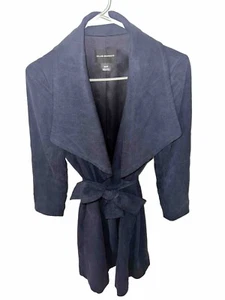 Navy Blue Club Monaco Trench Coat Size XS - Picture 1 of 8