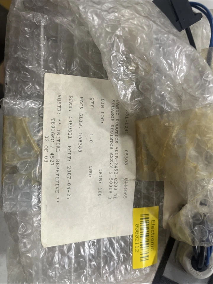 RESISTENCIA DE DESCARGA FANUC A05B-2452-C200 Foto 1 de 4