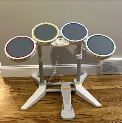 Nintendo Wii Harmonix Wired Rock Band Drum Set With Pedal - Image 1 of 4