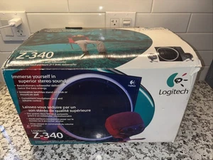 Logitech Z-340 8" Self Powered 2.1 Computer Speaker - Picture 1 of 15