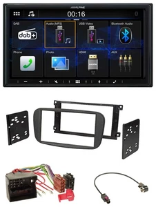 Alpine Bluetooth 2DIN MP3 DAB USB Autoradio für Ford S-Max ab 2007 Mondeo schwar - Bild 1 von 10