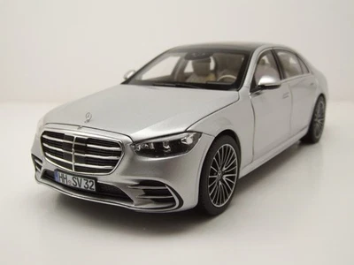 Mercedes S-Class AMG 2021 Argento Modellino 1:18 Norev - Immagine 1 di 4