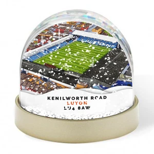 Luton Town Around The Grounds Kenilworth Road Water Colour Snow Globe Xmas Gift - Picture 1 of 1