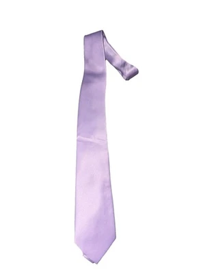 Corbata Umo Lorenzo Hombre Nueva Corbata Púrpura Sólida Foto 1 de 4