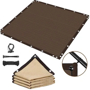 Shade Net Windscreen Privacy Fence Screen with Eyelets Shade Net Cover For Yard - Picture 1 of 32