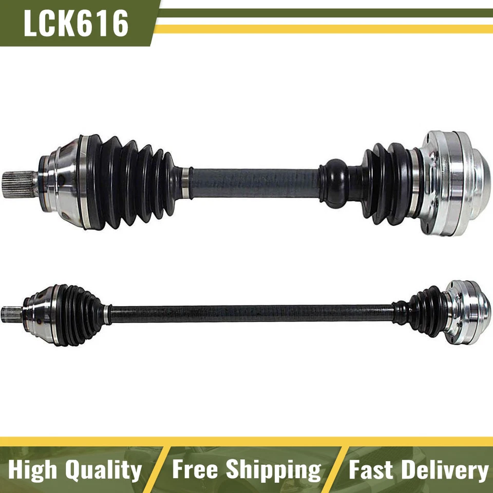 Par de eje delantero L&R CV para Audi A3 VW Jetta Passat EOS CC GTI 2,0 L 2006-12 Foto 1 de 4